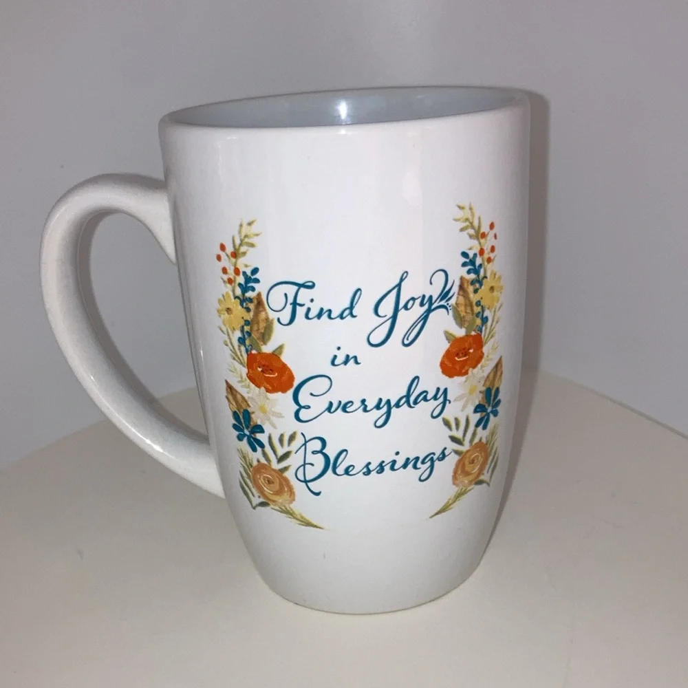 Ceramic Coffee/Tea Mug “Find Joy‎ In Everyday Blessings”